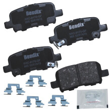 Bendix Priority1 CFC865 ceramiczne tylne klocki hamulcowe dla Acura MDX 2006-2001 Honda Odyssey 2004-2002 Pilot 2008-2003