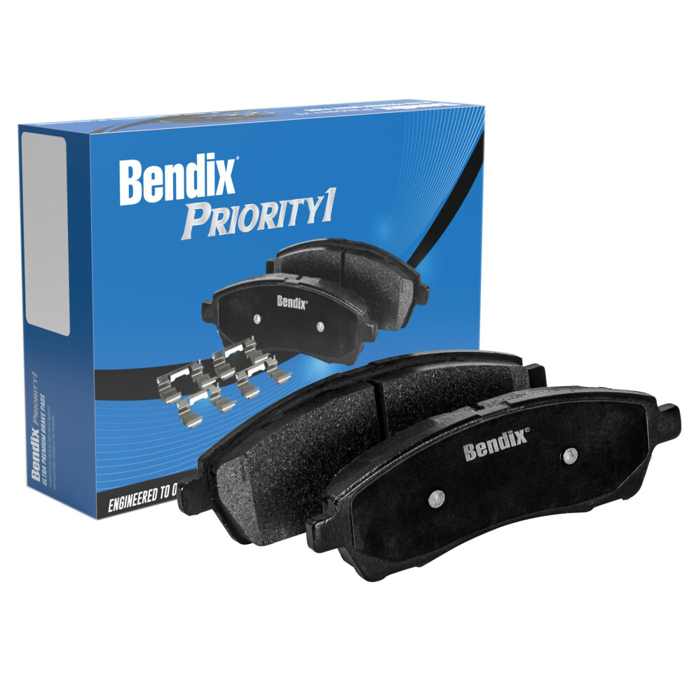 Bendix Priority1 Cfc1327 Ceramic Front Brake Pads For Select Models Chrysler Town & Country Dodge Grand Caravan Journey Nitro Jeep Liberty Wrangler Wr 887243214636