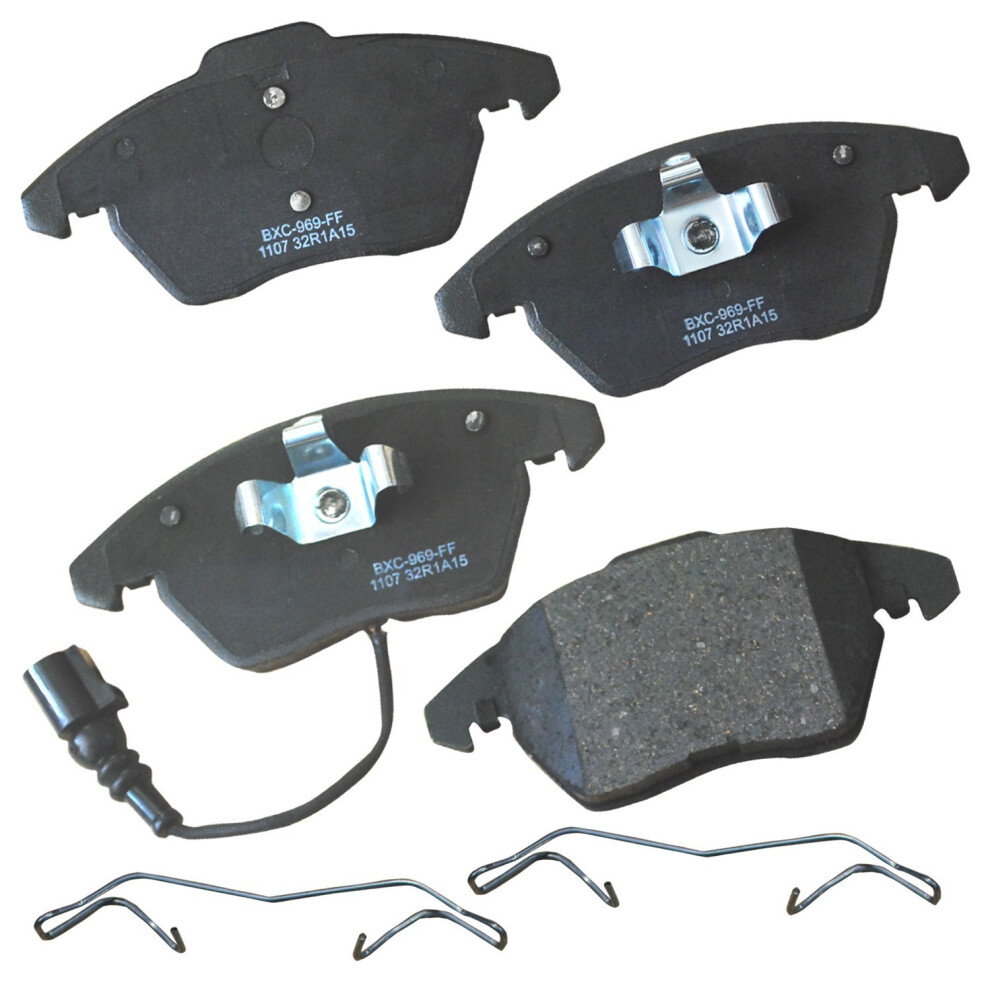 Bendix Premium Sbc1107 Ceramic Front Brake Pads For Select Models Audi A3 A3 Quattro Tt Seat Altea Altea Xl Freetrack Ibiza Leon Nuevo Toledo Volkswag 887243226790