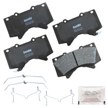 Pastilhas de Travão Cerâmicas Bendix Priority1 CFC1303 para Lexus LX570 e Toyota Land Cruiser