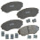 Pastilhas de Travão Cerâmicas Bendix Premium SBC551 para Mazda MPV 1998-1992, MPV 2002-2000 1