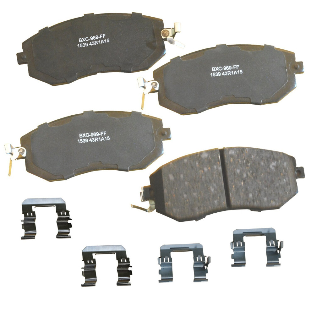 Bendix Premium Sbc1539 Ceramic Front Brake Pads For Select Models Scion Fr-S Subaru Brz Crosstrek Forester Impreza Legacy Outback Wrx Xv Xv T 887243229036