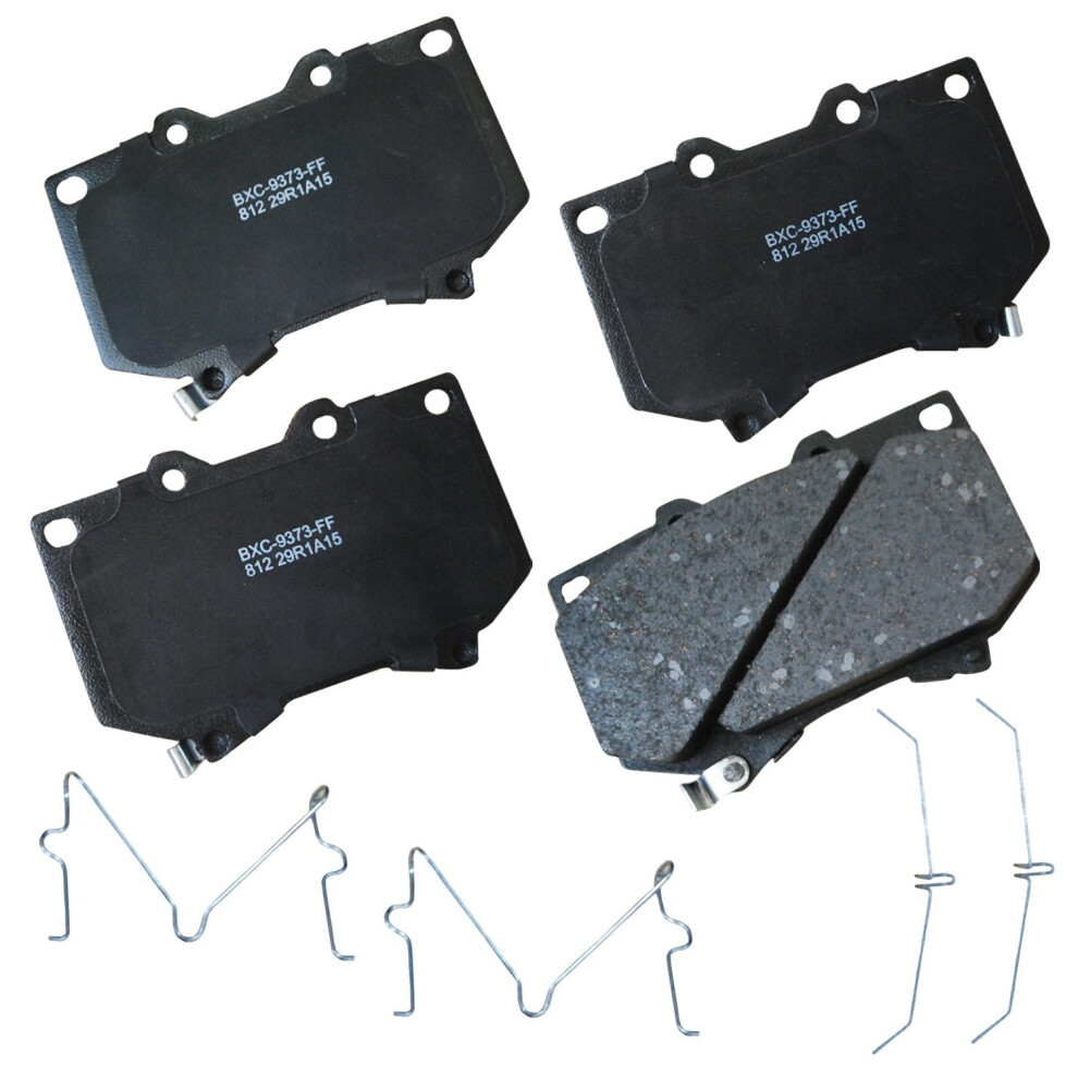 Bendix Premium Sbc812 Ceramic Front Brake Pads For Toyota Sequoia 2007-2001 Tundra 2003-2000 887243224208