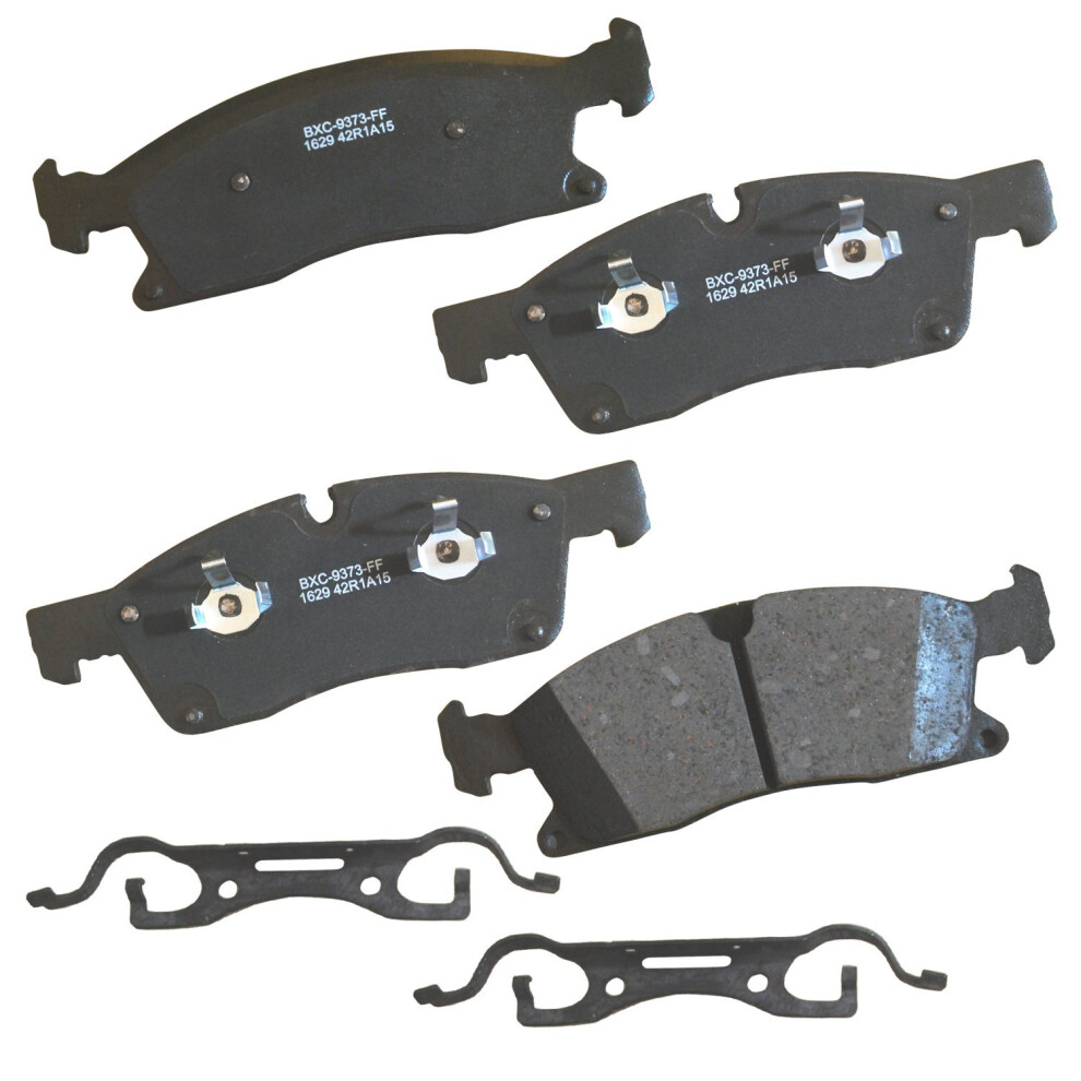 Bendix Premium Sbc1629 Ceramic Front Brake Pads For Select Models Dodge Durango Jeep Grand Cherokee Mercedes-Benz Gl350 Gl450 Gle300d Gle350 Gle350d G 887243229470