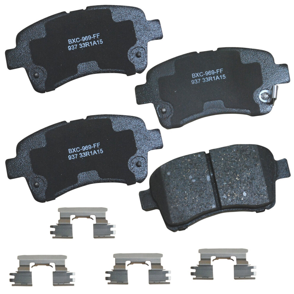 Bendix Premium Sbc937 Ceramic Front Brake Pads For Suzuki Aerio 2005-2002 887243225304