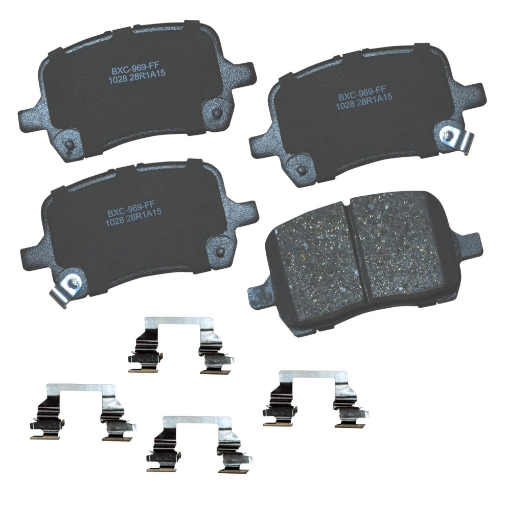 Bendix Premium Sbc1028 Ceramic Front Brake Pads For Select Models Chevrolet Hhr Malibu Pontiac G4 G5 G6 Pursuit Solstice Saturn Ion Sk Cobalt 887243226059