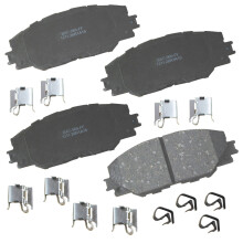 Pastilhas de Freio Cerâmicas Bendix SBC1211 para Pontiac Vibe 2010-2009, Scion iM 2016, tC 2016-2011, Toyota Corolla iM 2018-2017, Matrix 2013-2009