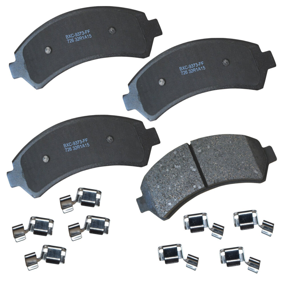 Bendix Premium Sbc726 Ceramic Front Brake Pads For Chevrolet Blazer 2005-1997 S10 2004-1998 Gmc Jimmy 2005-1997 Sonoma 2004-1998 Isuzu Hombre 1999 887243223560