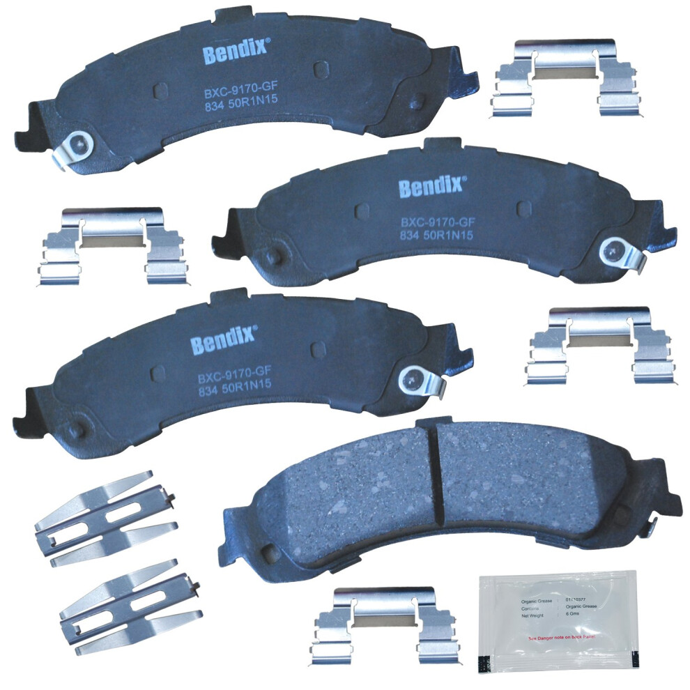 Bendix Priority1 Cfc834 Ceramic Rear Brake Pads For Select Models Cadillac Escalade Escalade Esv Ext Chevrolet Avalanche 1500 Silverado Suburban T 887243240185