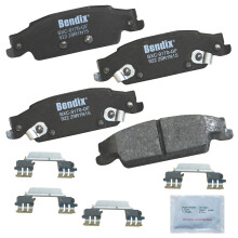 Bendix Priority1 CFC922 ceramiczne tylne klocki hamulcowe dla Cadillac CTS 2007-2003 STS 2011-2005 Pontiac Grand Prix 2008-2005