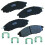 Pastilhas de Travão Cerâmicas Bendix Premium SBC830 para Nissan Frontier 2004-2003, Xterra 2004-2000 1