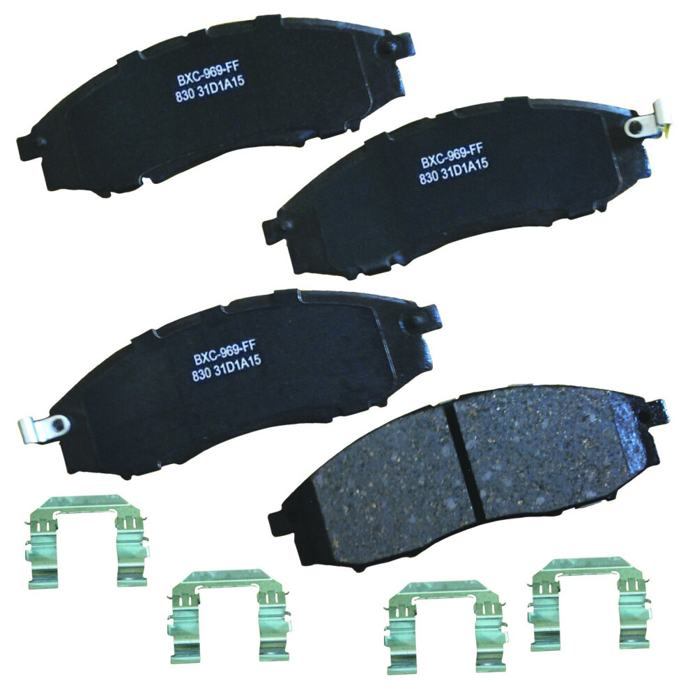 Bendix Premium Sbc830 Ceramic Front Brake Pads For Nissan Frontier 2004-2003 Xterra 2004-2000 887243224345