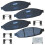 Bendix Priority1 CFC997 Ceramiczne przednie klocki hamulcowe do Chryslera Pacifica 2008-2004 1