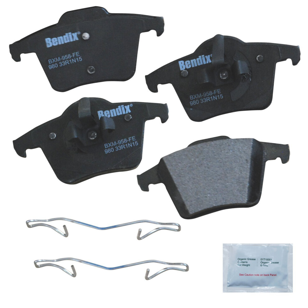 Bendix Priority1 Cfm980 Semi-Metallic Rear Brake Pads For Volvo Xc90 2014-2003 887243213257