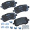 Pastilhas de Travão Cerâmicas Bendix Priority1 CFC1021 para Chrysler, Dodge, Ford e Mercury 1