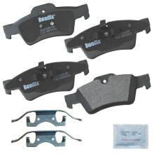 Pastilhas de Travão Semi-Metálicas Bendix Priority1 CFM1122 para Mercedes-Benz G55 AMG, G63, G65 e outros