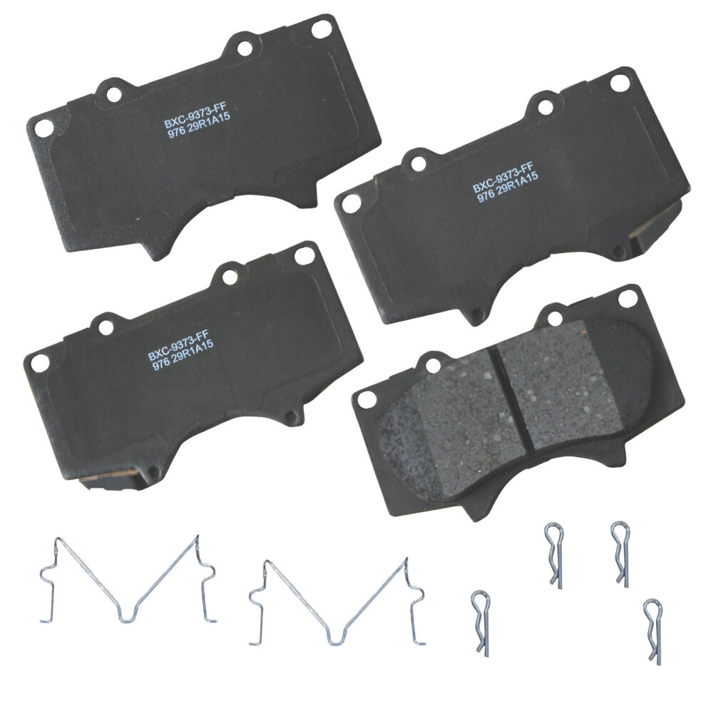 Bendix Premium Sbc976 Ceramic Front Brake Pads For Select Models Jac Frison Lexus Gx460 Gx470 Mitsubishi Montero Toyota 4Runner Fj Cruiser Sequo 887243225625