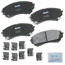 Bendix Priority1 CFM1331 Pσlmetaliczne przednie klocki hamulcowe do Cadillaca CTS 2014-2008