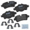 Ceramiczne tylne klocki hamulcowe Bendix Priority1 CFC1309 do Mini Cooper 2016-2007 1
