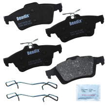 Bendix Priority1 CFC1564 ceramiczne tylne klocki hamulcowe do Forda C-Max 2017-2013 Escape 2016-2013 Focus 2018-2012 Transit Connect 2022-2014