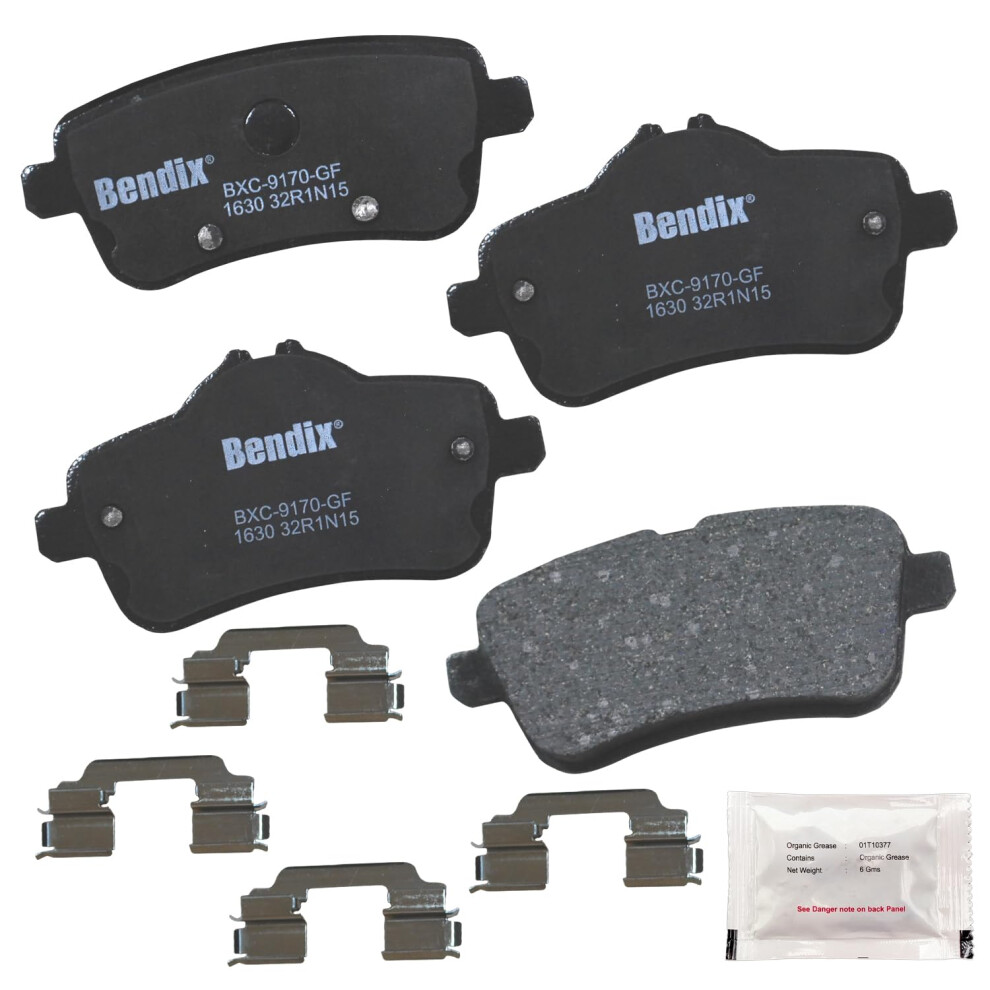 Bendix Priority1 Cfc1630 Rear Brake Pads For Benz A45 Amg Cla45 Gl350 Gl450 Gl500 Gl550 Gla45 Gle43 Gle63 Amg S Gle300d Gle350 Gle350d Gle400 Gle450 G 887243215916