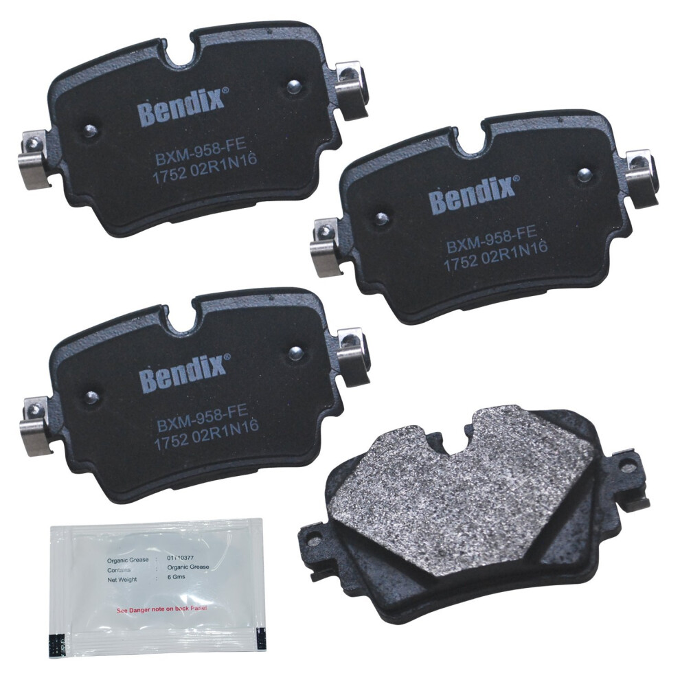 Bendix Priority1 Cfm1752 Semi-Metallic Rear Brake Pads For Jaguar F-Type 2021-2014 Xj 2019-2016 887243240789