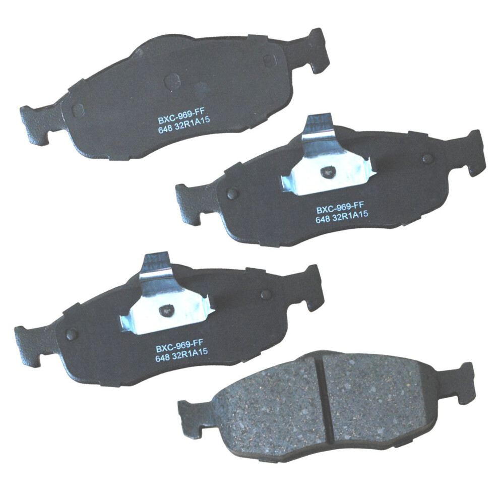 Bendix Premium Sbc648 Ceramic Front Brake Pads For Ford Contour 2000-1995 Mystique 1998-1995 Mercury Cougar 2002-1999 Mystique 2000-1995 887243223027