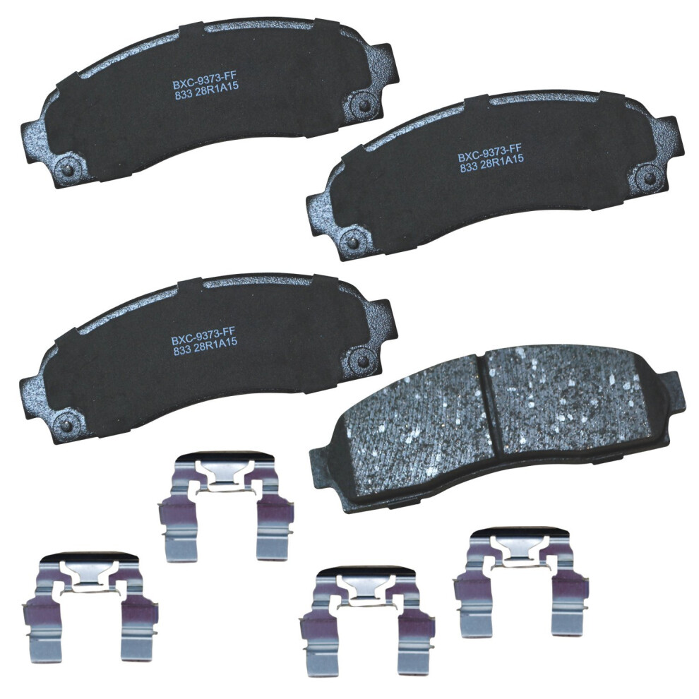 Bendix Premium Sbc833 Ceramic Front Brake Pads For Select Models Ford Explorer Explorer Sport Sport Trac Ranger Mazda B2300 B3000 B4000 Mercury 887243224376