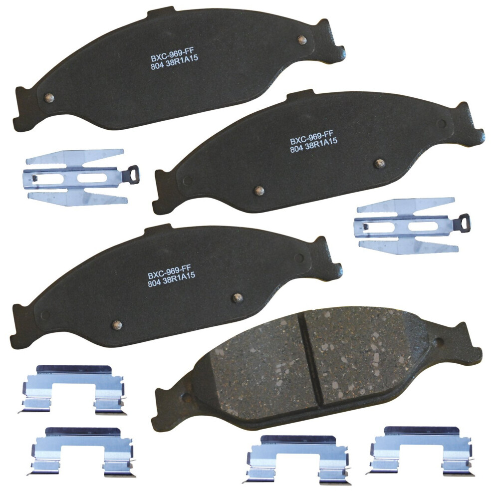 Bendix Premium Sbc804 Ceramic Front Brake Pads For Ford Mustang 2004-1999 887243224178