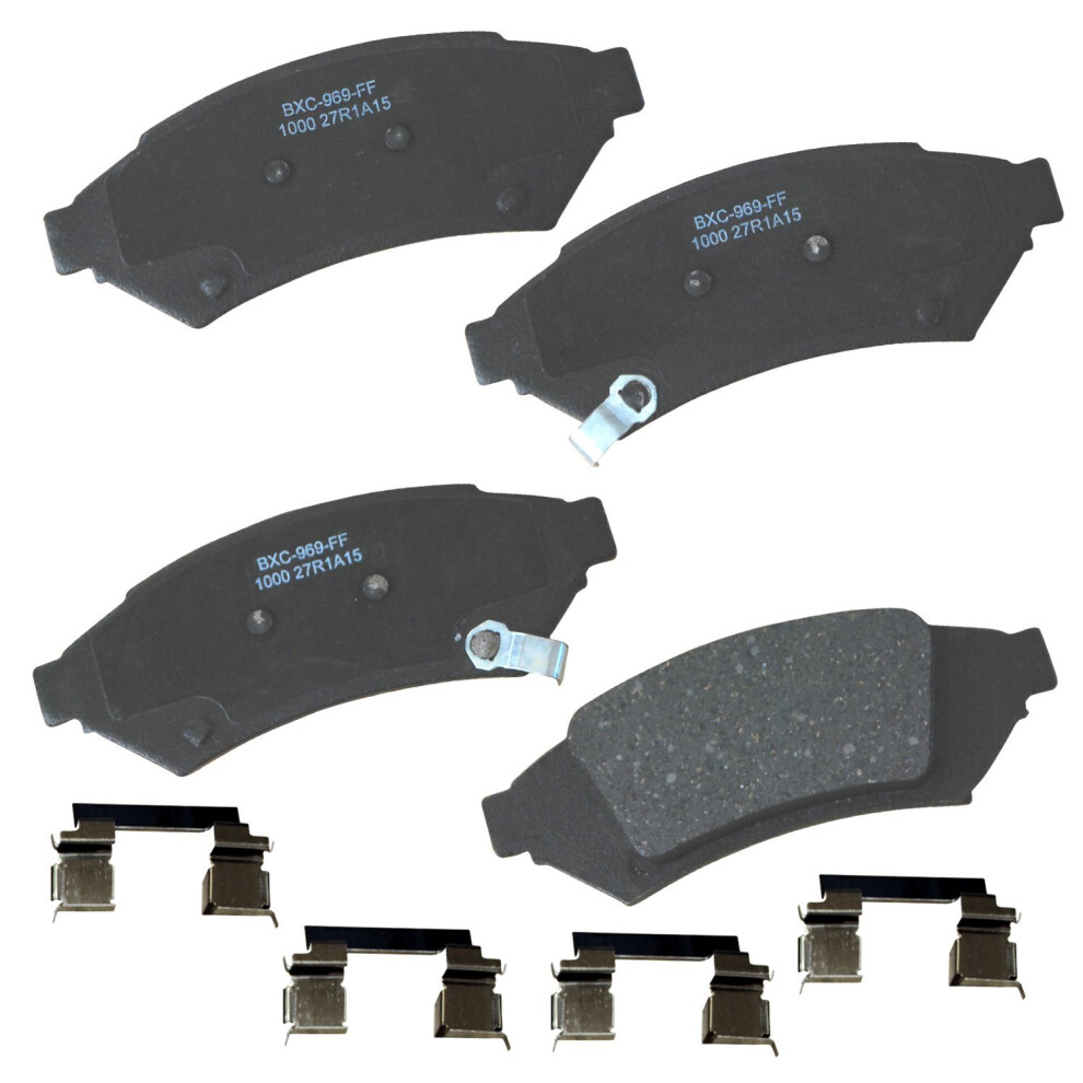 Bendix Premium Sbc1000 Ceramic Front Brake Pads For Pontiac Grand Prix 2004 887243225830