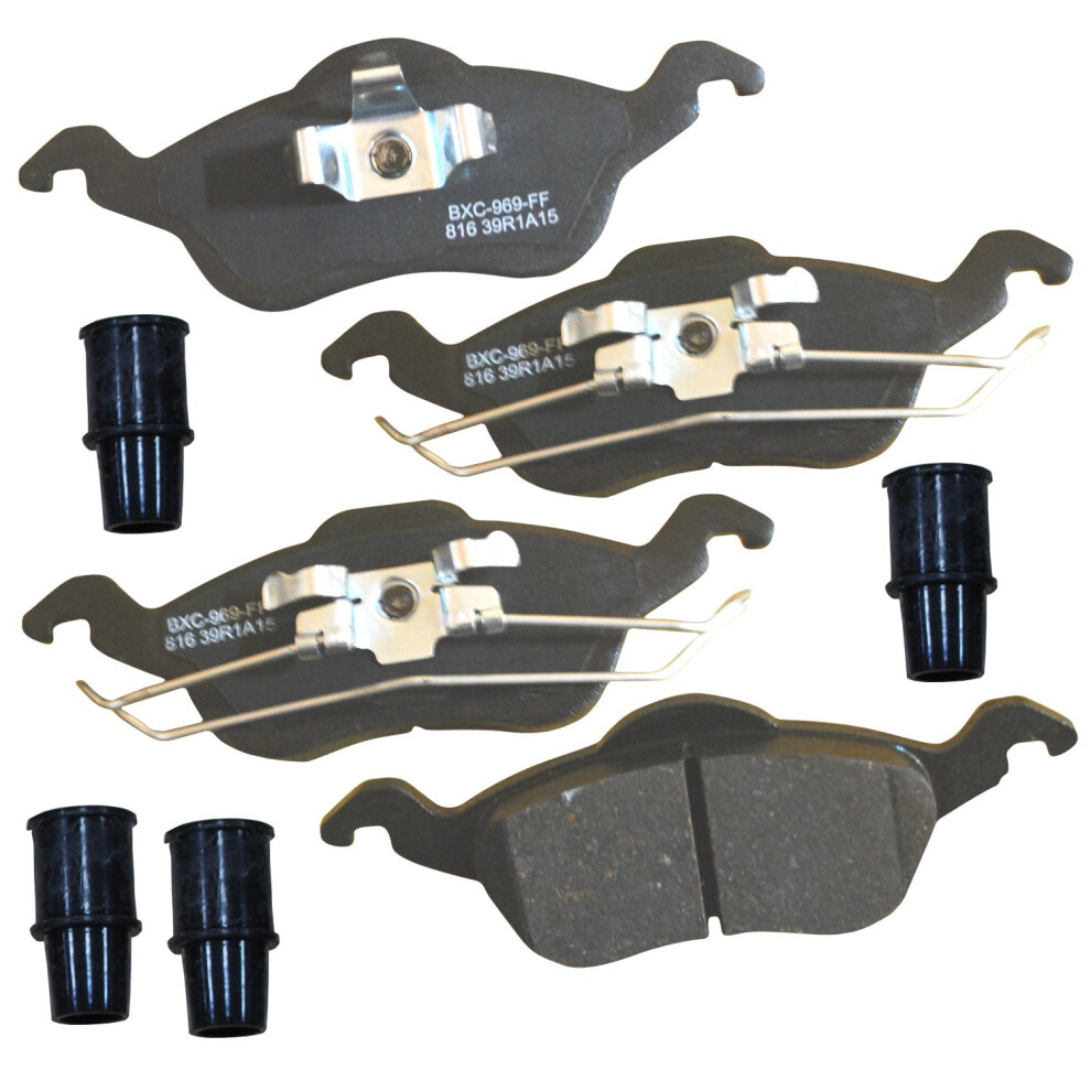 Bendix Premium Sbc816 Ceramic Front Brake Pads For Ford Focus 2004-2000 887243224253