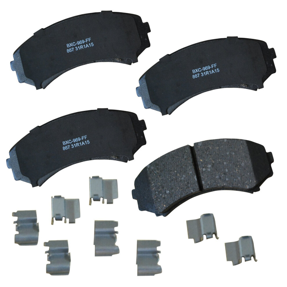 Bendix Premium Sbc867 Ceramic Front Brake Pads For Select Models Honda Passport Isuzu Axiom Rodeo Rodeo Sport Mitsubishi Endeavor Grandis Monter 887243224635