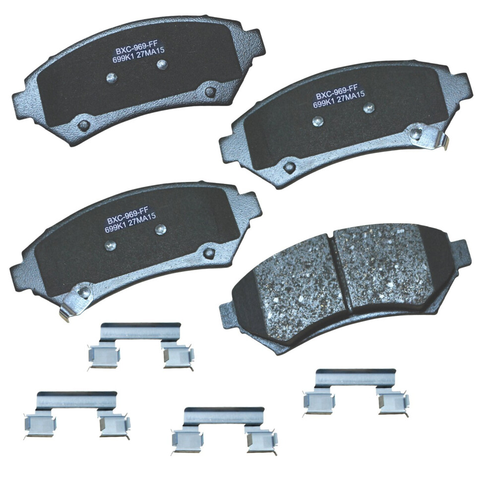 Bendix Premium Sbc699k1 Front Brake Pads For Century Lesabre Park Avenue Regal Riviera Deville Eldorado Seville Impala Monte Carlo Tigra Vectra Ventur 887243223386