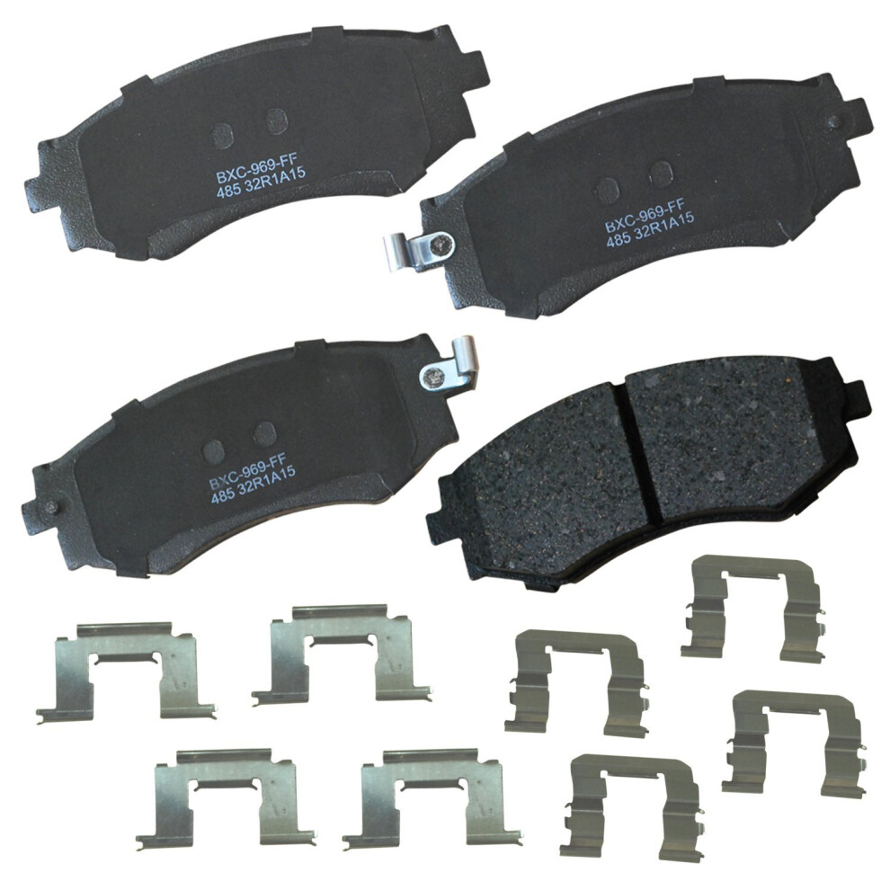 Bendix Premium Sbc485 Ceramic Front Brake Pads For Infiniti G20 1996-1991 Nissan 240Sx 1994-1989 240Sx 1998-1997 Axxess 1995-1990 Sentra 2006-2000 887243221900