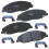 Pastilhas de Travão Cerâmicas Bendix Premium SBC1332 para Cadillac CTS 2014-2008, STS 2011-2009 1