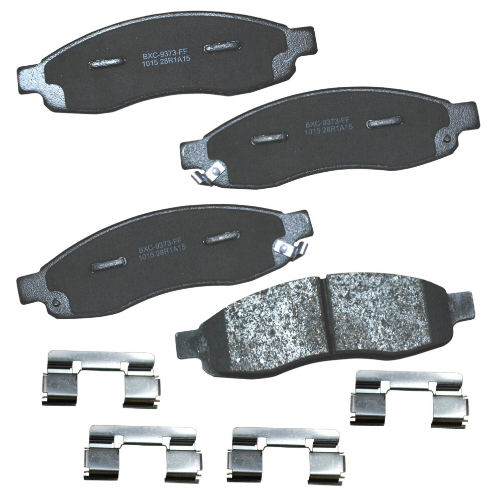 Bendix Premium Sbc1015 Ceramic Front Brake Pads For Infiniti Qx56 2006-2004 Nissan Armada 2006-2005 Pathfinder Armada 2004 Titan 2007-2004 887243225960