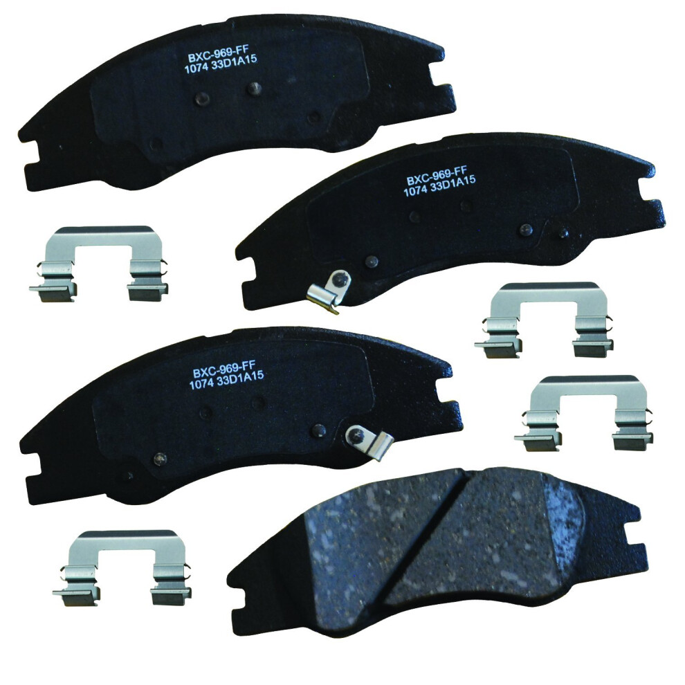 Bendix Premium Sbc1074 Ceramic Front Brake Pads For Kia Spectra 2009-2004 Spectra5 2009-2005 887243226523