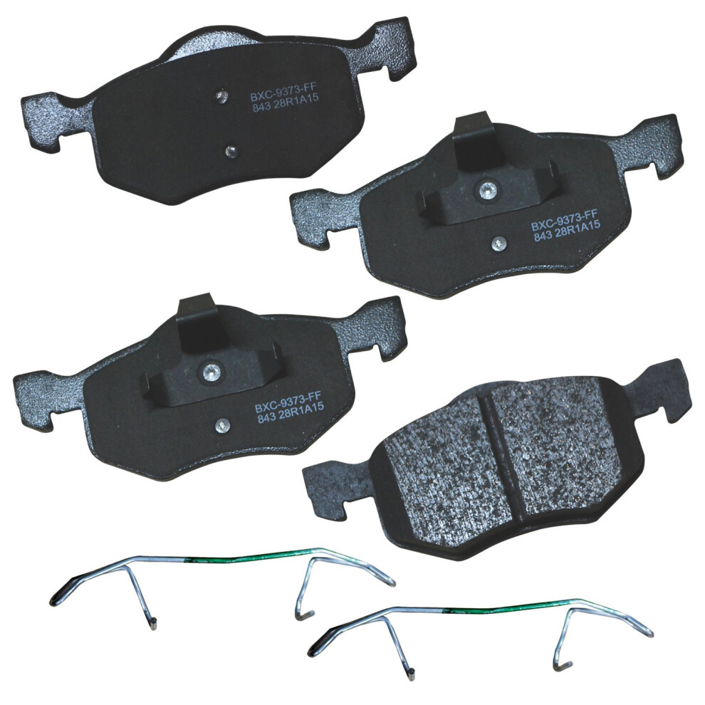 Bendix Premium Sbc843 Ceramic Front Brake Pads For Ford Escape 2007-2001 Mazda Tribute 2006-2001 Mercury Mariner 2007-2005 887243224475