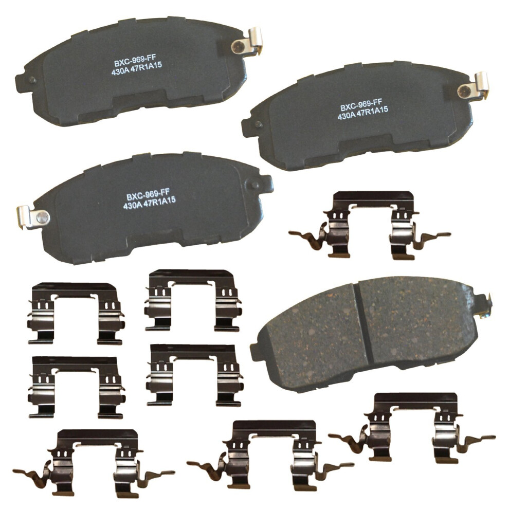 Bendix Premium Sbc430a Ceramic Front Brake Pads For Select Models Infiniti G35 I30 Nissan 350Z Altima Juke Maxima Sentra Tiida 887243221610