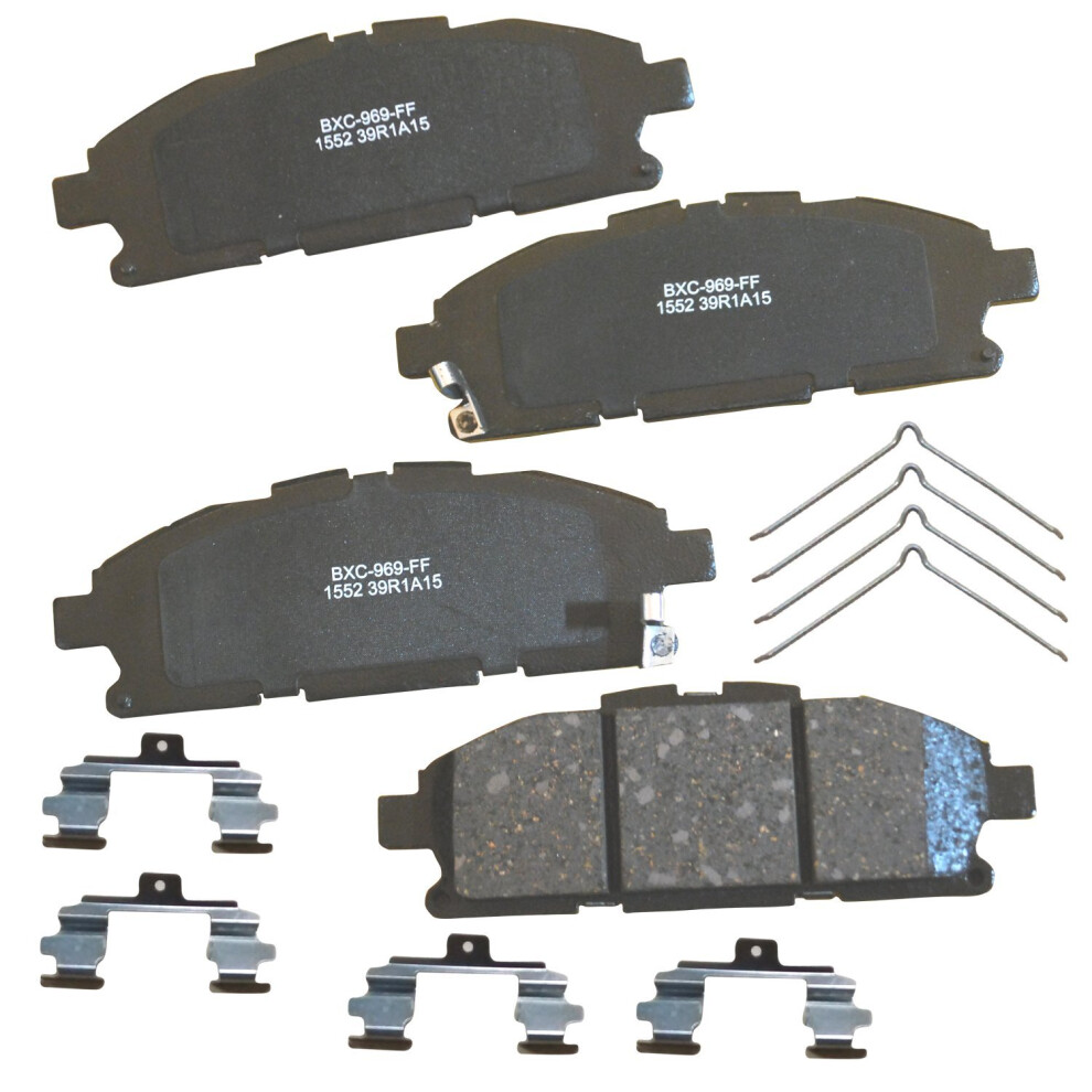 Bendix Premium Sbc1552 Ceramic Front Brake Pads For Nissan Quest 2017-2011 887243229104