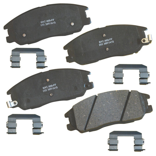 Pastilhas de Travão Cerâmicas Bendix Premium SBC955 para Kia Sorento 2003-2009