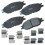 Pastilhas de Travão Cerâmicas Bendix Premium SBC803 para Ford Windstar 1999-2003 1