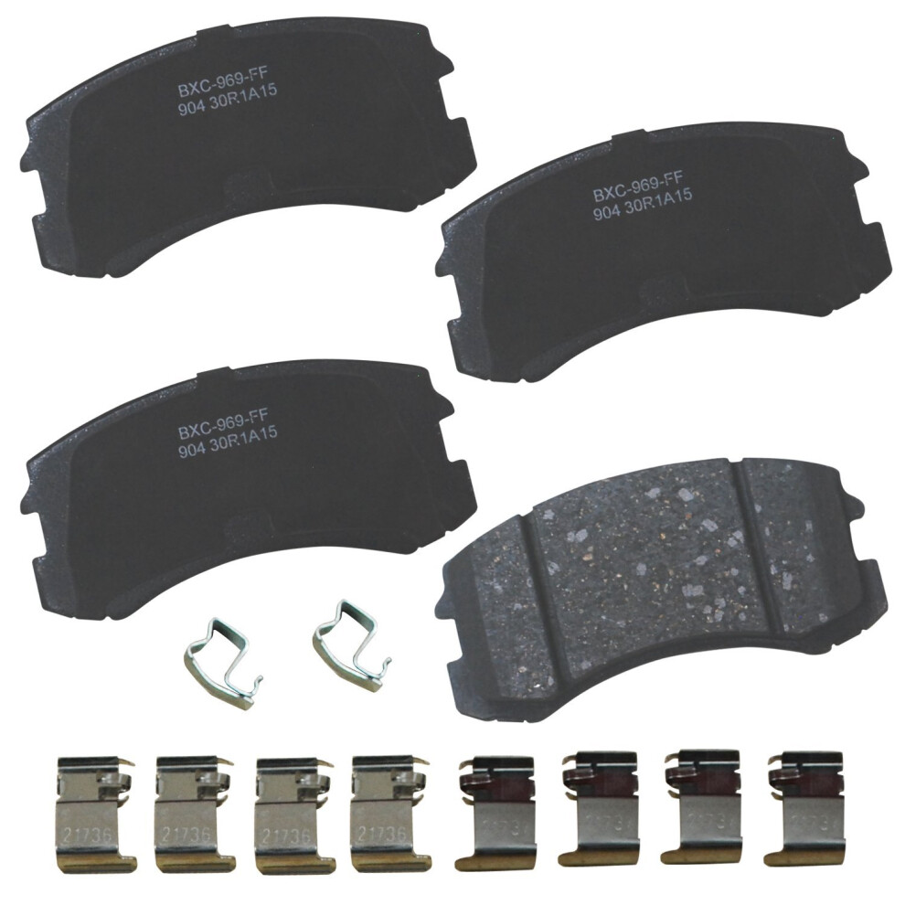 Bendix Premium Sbc904 Ceramic Front Brake Pads For Mitsubishi Lancer 2007-2002 887243224918