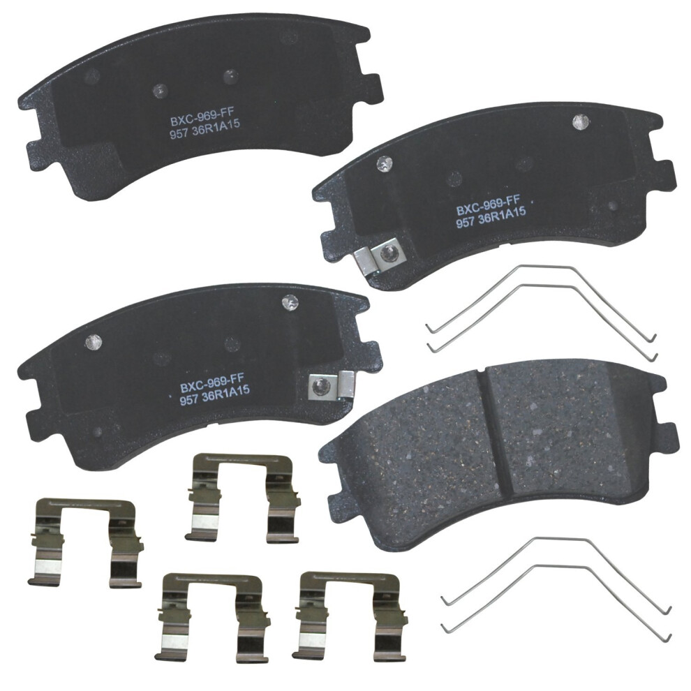 Bendix Premium Sbc957 Ceramic Front Brake Pads For Mazda 6 2005-2003 887243225472