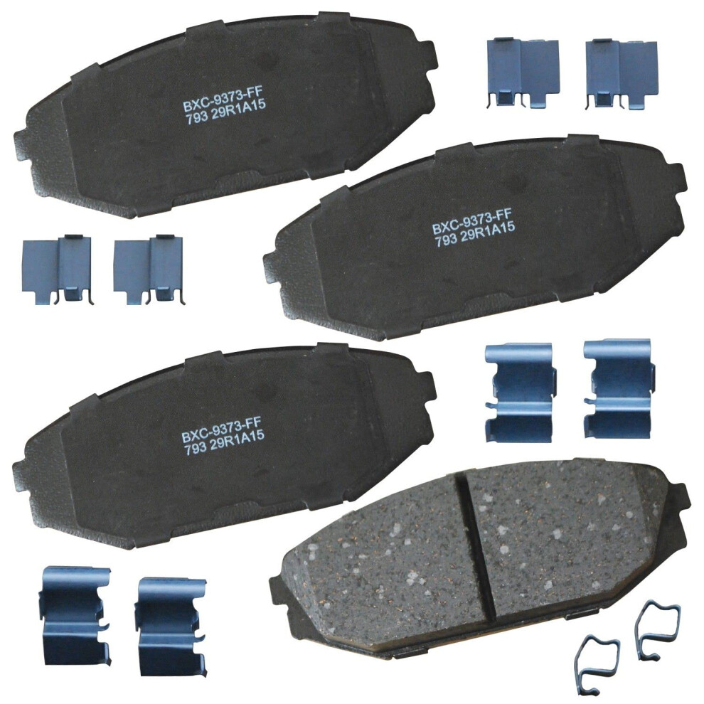 Bendix Premium Sbc793 Ceramic Front Brake Pads For Acura Mdx 2002-2001 Honda Odyssey 2004-1999 887243224062