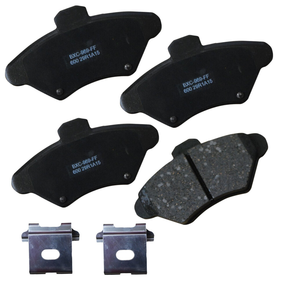 Bendix Premium Sbc600 Ceramic Front Brake Pads For Ford Mustang 1998-1994 Thunderbird 1997-1993 Mercury Cougar 1997-1993 887243222679