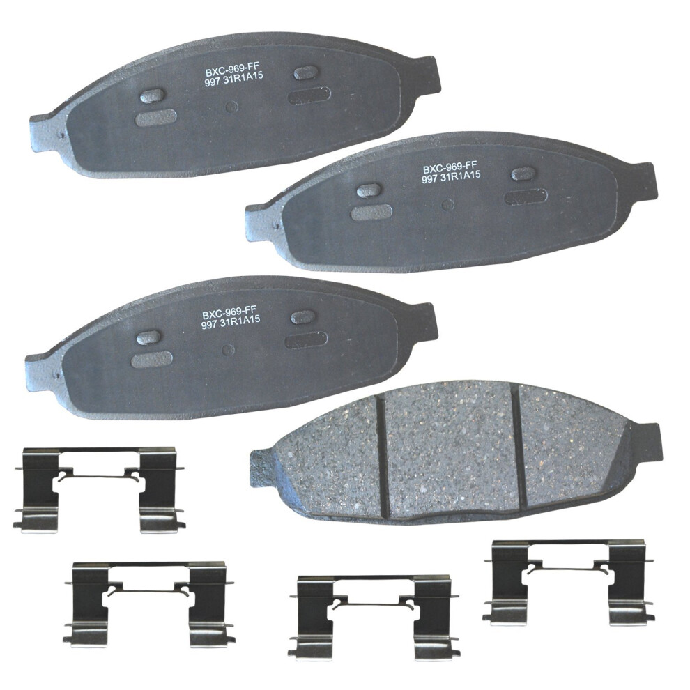 Bendix Premium Sbc997 Ceramic Front Brake Pads For Chrysler Pacifica 2008-2004 887243225809