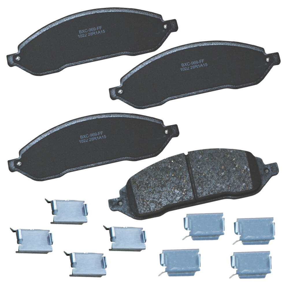Bendix Premium Sbc1022 Ceramic Front Brake Pads For Ford Freestar 2007-2004 Mercury Monterey 2007-2004 887243226028