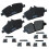 Pastilhas de Travão Cerâmicas Bendix Premium SBC1308 para Mini Cooper 2024-2007 1