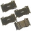 Pastilhas de Travão Cerâmicas Bendix Premium SBC1346 para Modelos INFINITI e Nissan 1